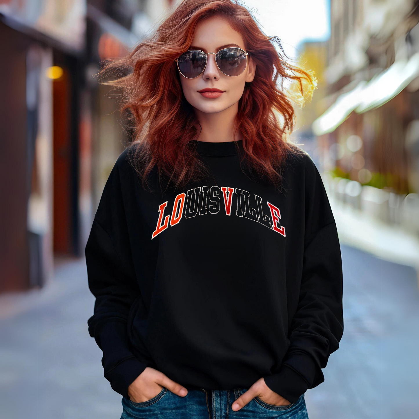 Louisville x Love Sweatshirt (12" LARGE LOGO)