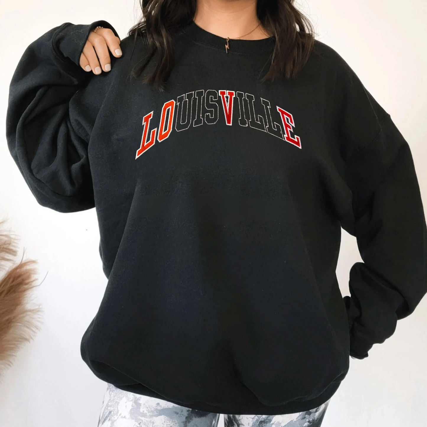 Louisville x Love Sweatshirt (12" LARGE LOGO)