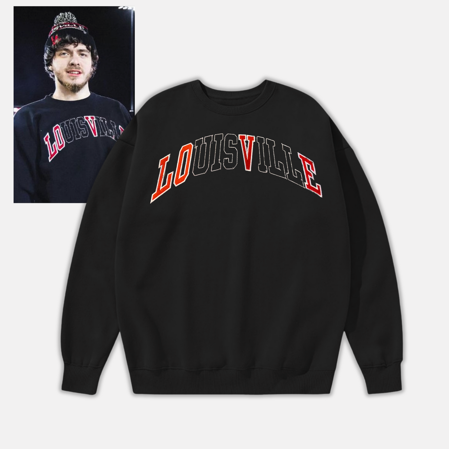 Louisville x Love Sweatshirt (12" LARGE LOGO)